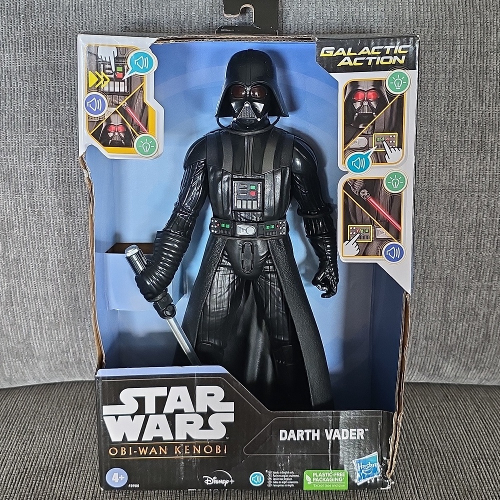 Star Wars Galactic Action Darth Vader Figure, New, Ages 4+